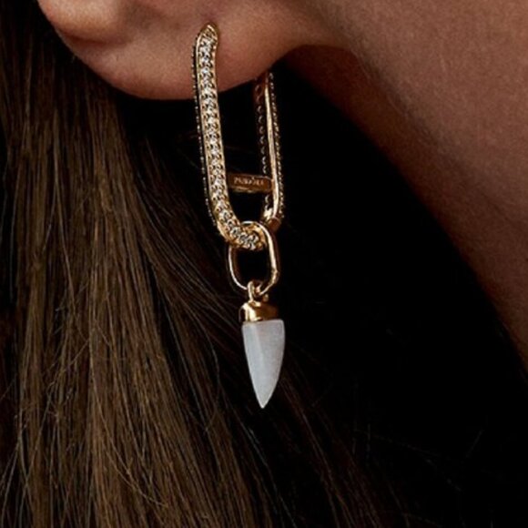 Pandora Shark Tooth Mini Dangle Charm - Picture 5 of 6